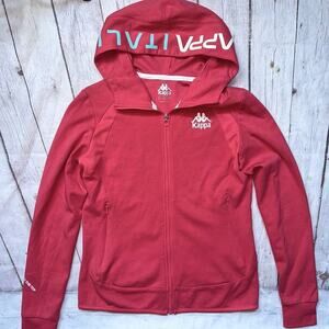 RARE NOS Women’s Small Kappa Full Zip Hoodie Hooded Sweatshirt